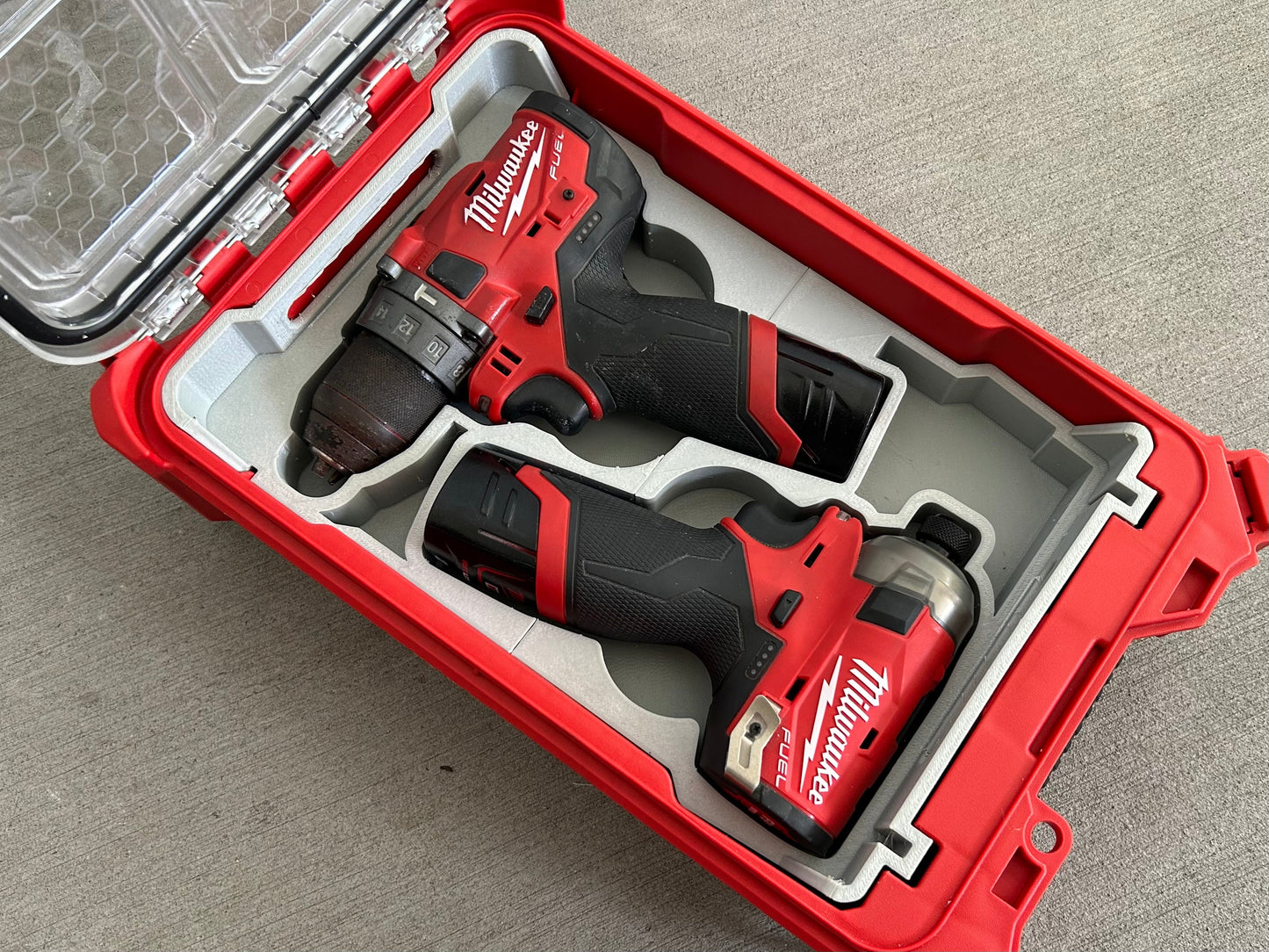 Milwaukee Packout - Opbevaringsindsats til M12 slagskruemaskine og -slagboremaskine