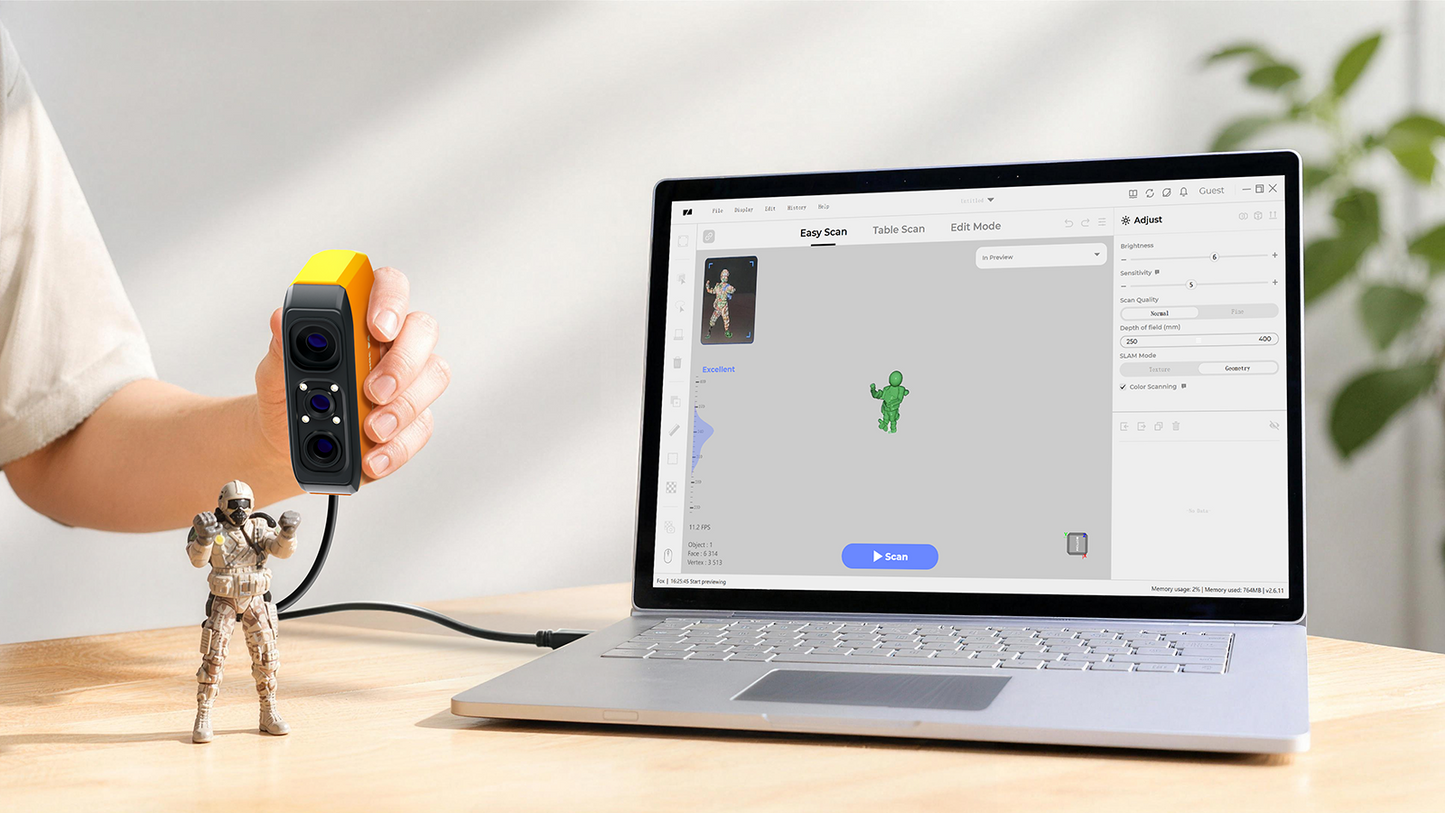 3DMakerpro Fox – 3D-scanner