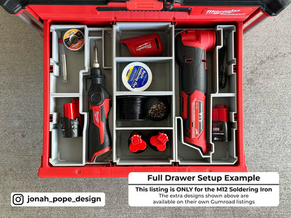 Milwaukee Packout - Opbevaringsindsats til M12 loddekolbe (Slimline)