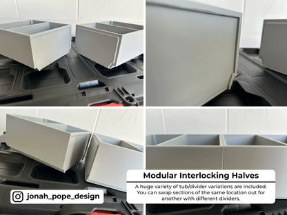 Milwaukee Packout - Opbevaringsindsats til Milwaukee skuffeboks (Slimline)