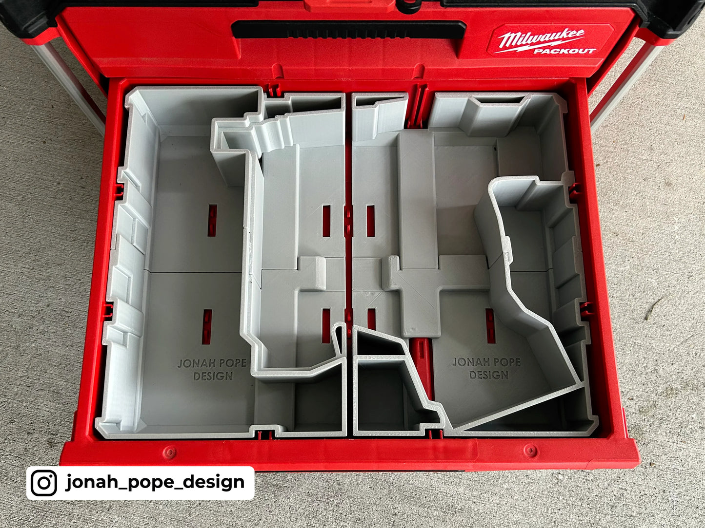 Milwaukee Packout - Opbevaringsindsats til M18 FUEL 18 GS stiftepistol