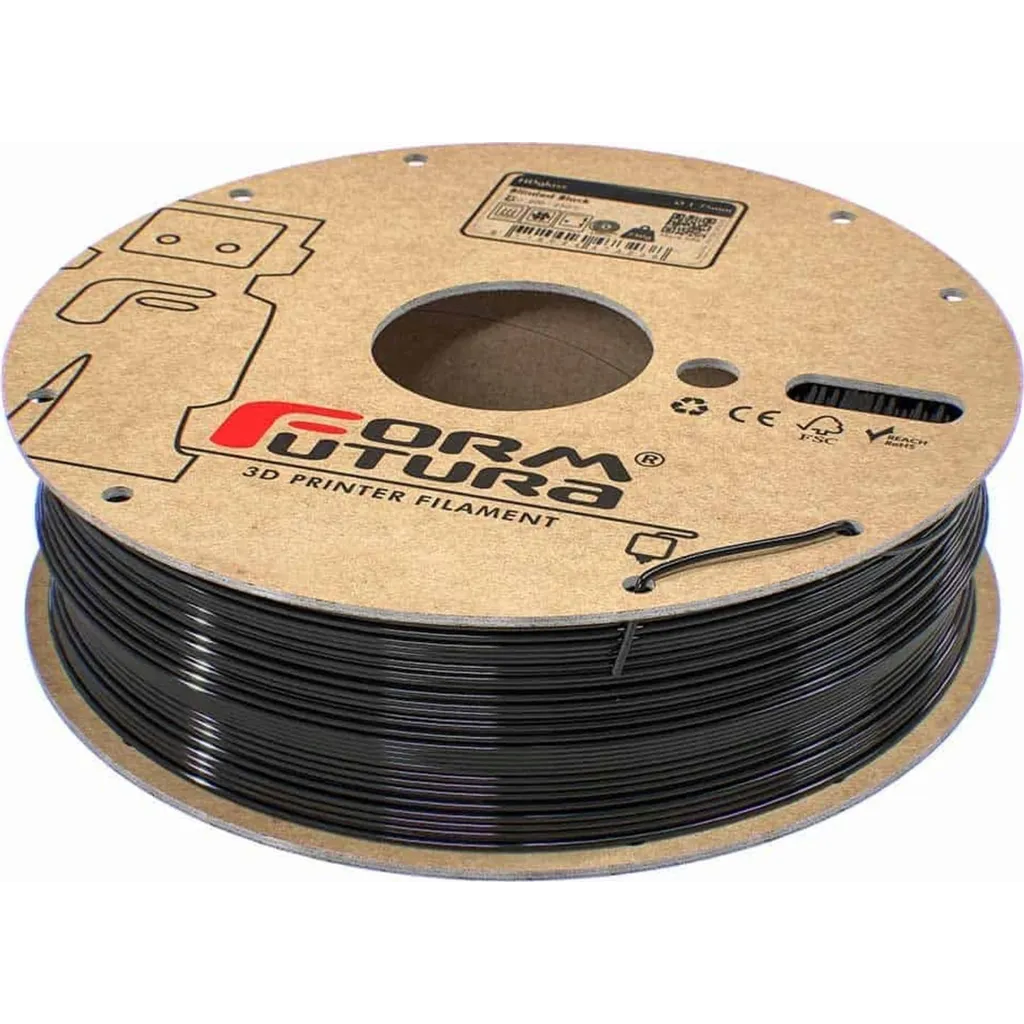 FormFutura EasyFil ePETG black 1 kg (uåbnet)
