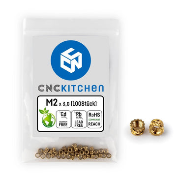 Heat Set Inserts - M2 short 100 pcs