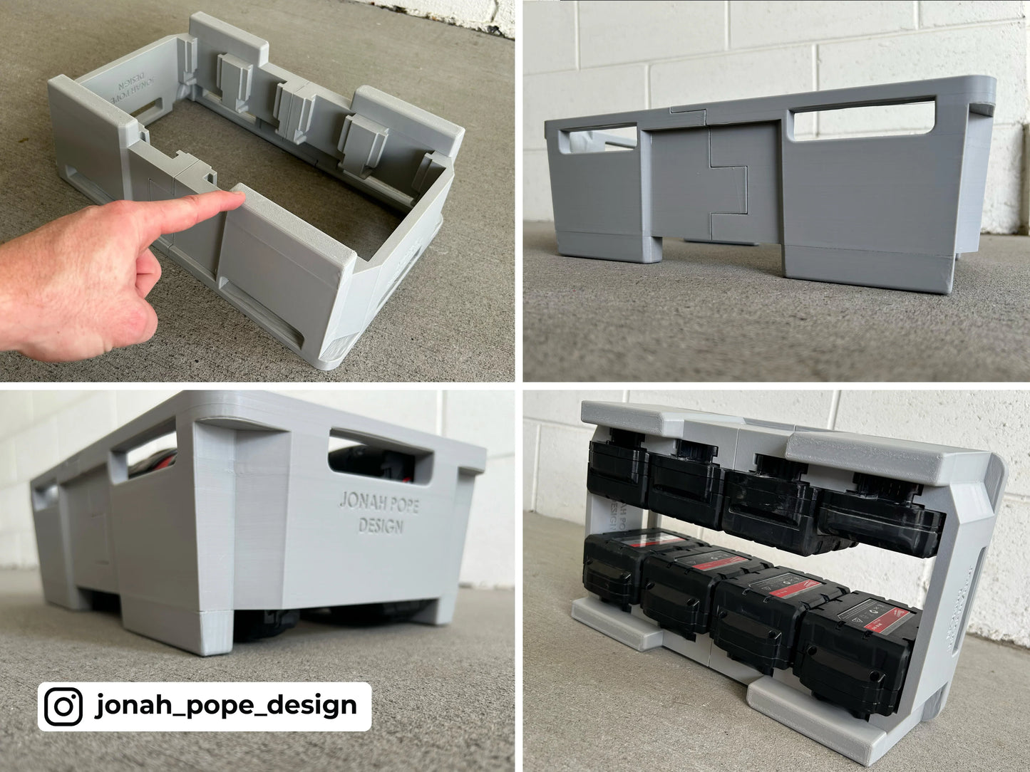 Milwaukee Packout - Opbevaringsindsats til M18 batterier