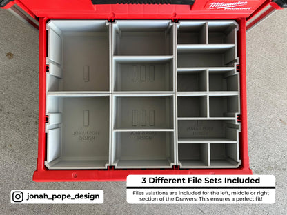 Milwaukee Packout - Opbevaringsindsats til Milwaukee skuffeboks (Slimline)