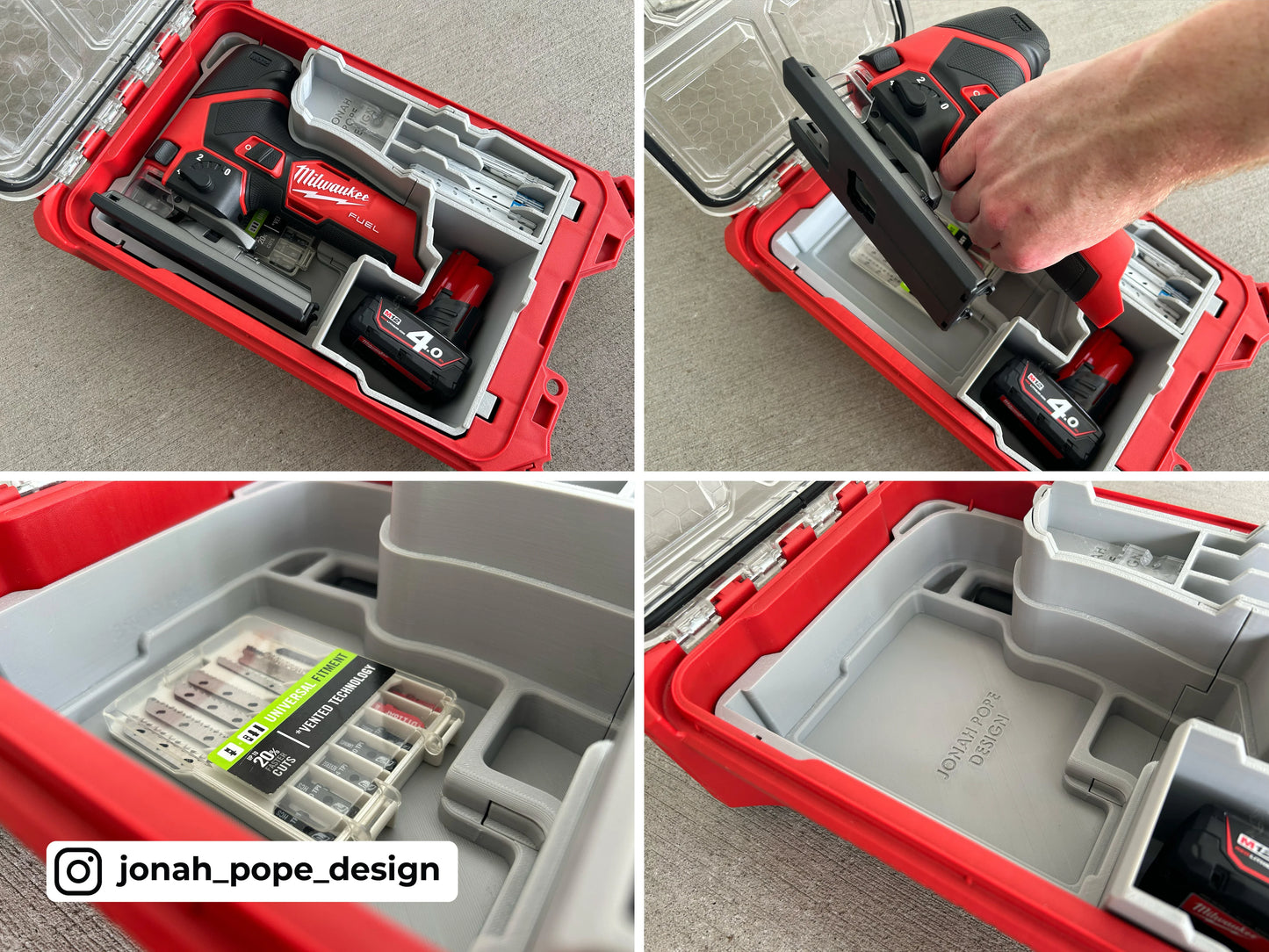 Milwaukee Packout - Opbevaringsindsats til M12 FUEL stiksav