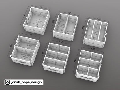 Milwaukee Packout - Opbevaringsindsats til Milwaukee skuffeboks (Slimline)