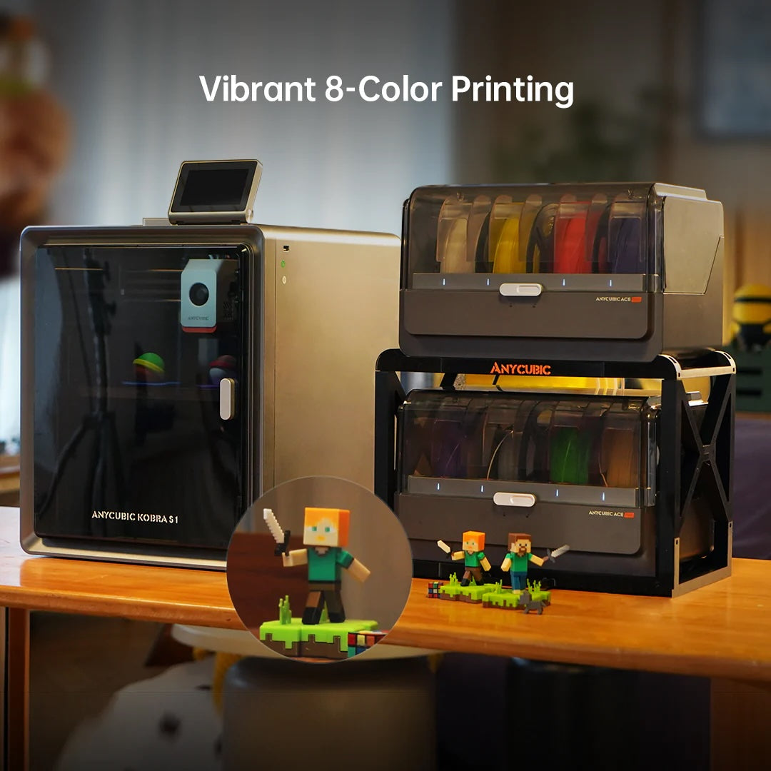 Anycubic Kobra S1 Combo – FDM 3D-printer med ACE Pro