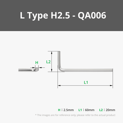 L Type H2.5 Hex Wrench (2PCS) - QA006