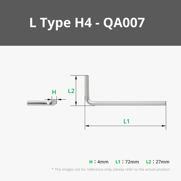 L Type H4 Hex Wrench (2PCS) - QA007