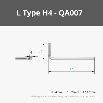 L Type H4 Hex Wrench (2PCS) - QA007
