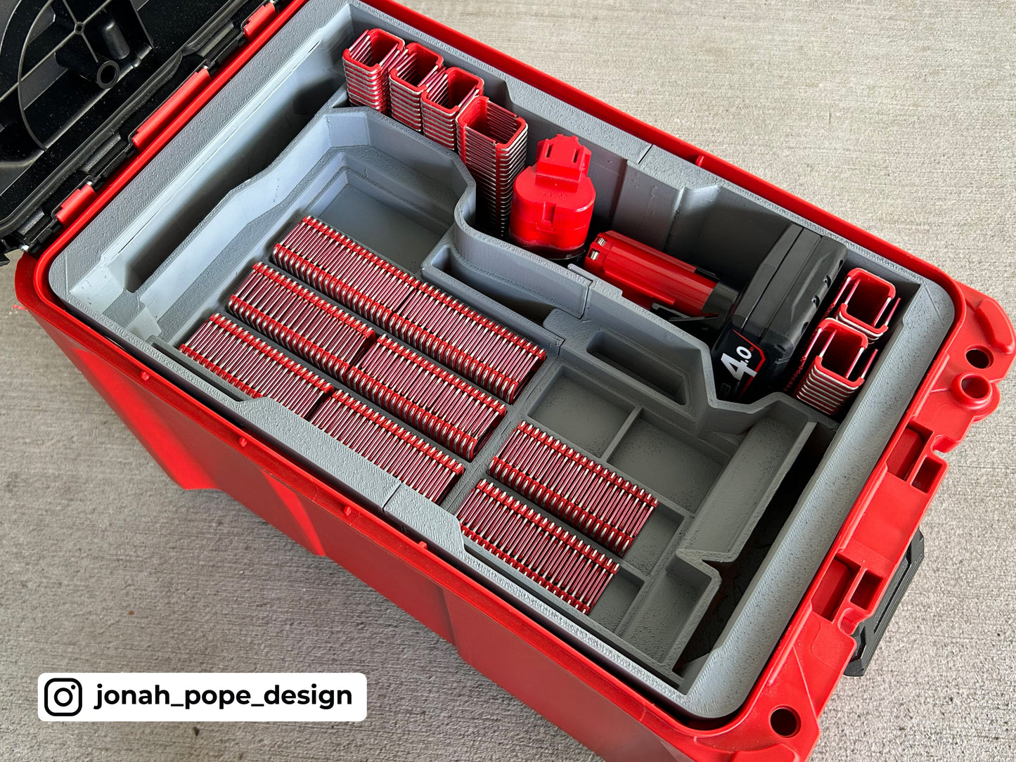 Milwaukee Packout - Opbevaringsindsats til M12 kabelklammepistol