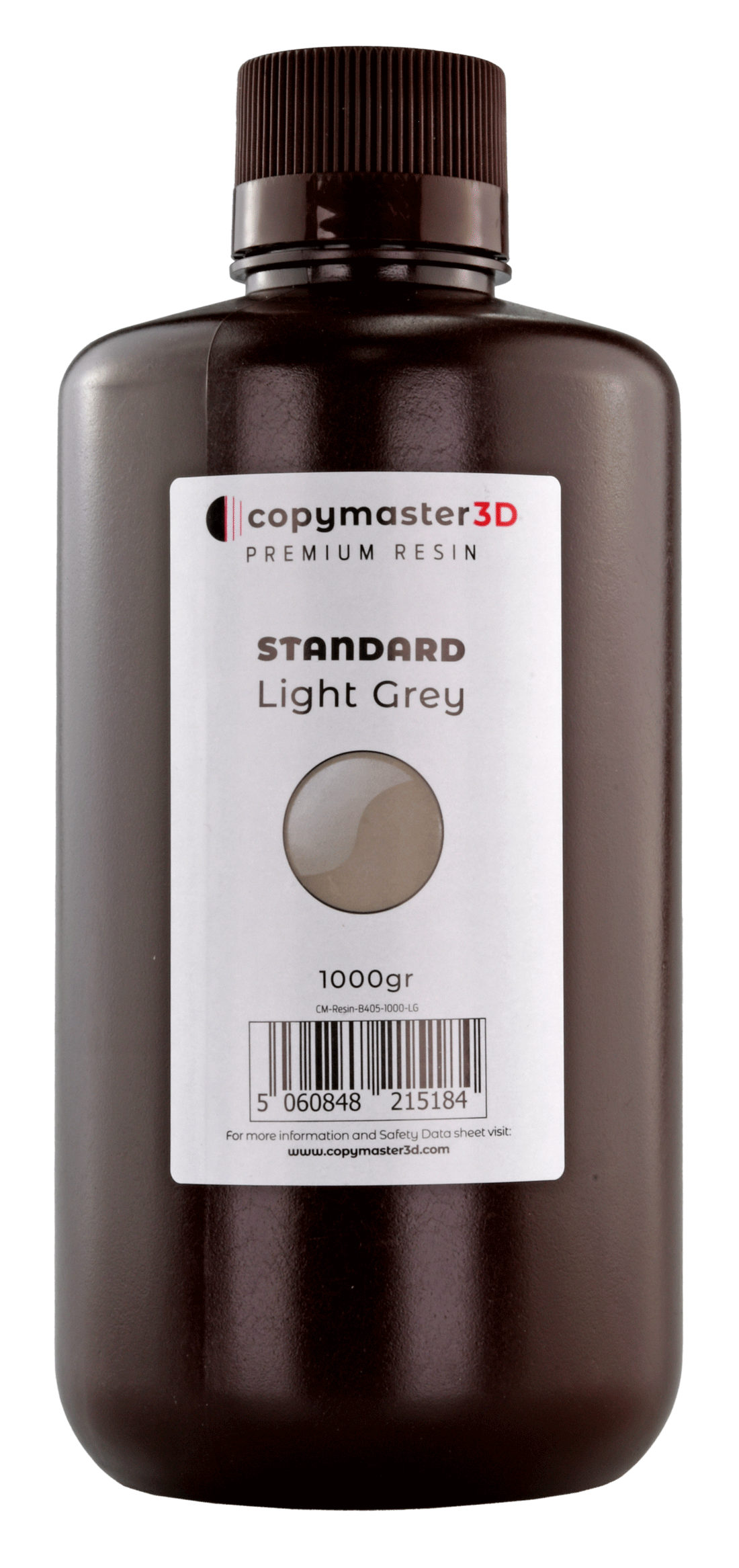 Copymaster3D Standard UV Resin 1 kg Light Grey