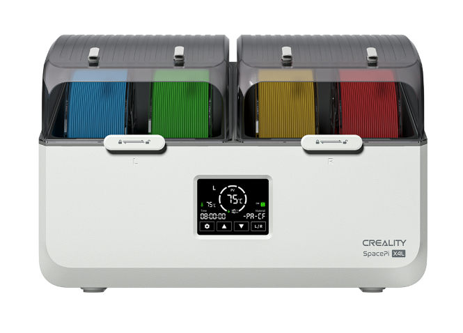 Creality SpacePi X4L – filamenttørrer til 4 spoler