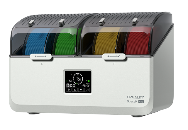 Creality SpacePi X4L – filamenttørrer til 4 spoler