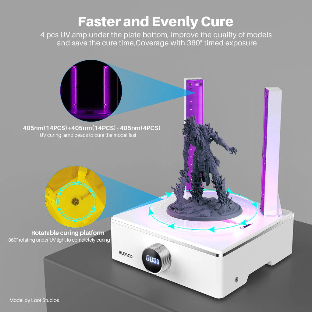 Elegoo Mercury XS Bundle – vaske- og hærdestation