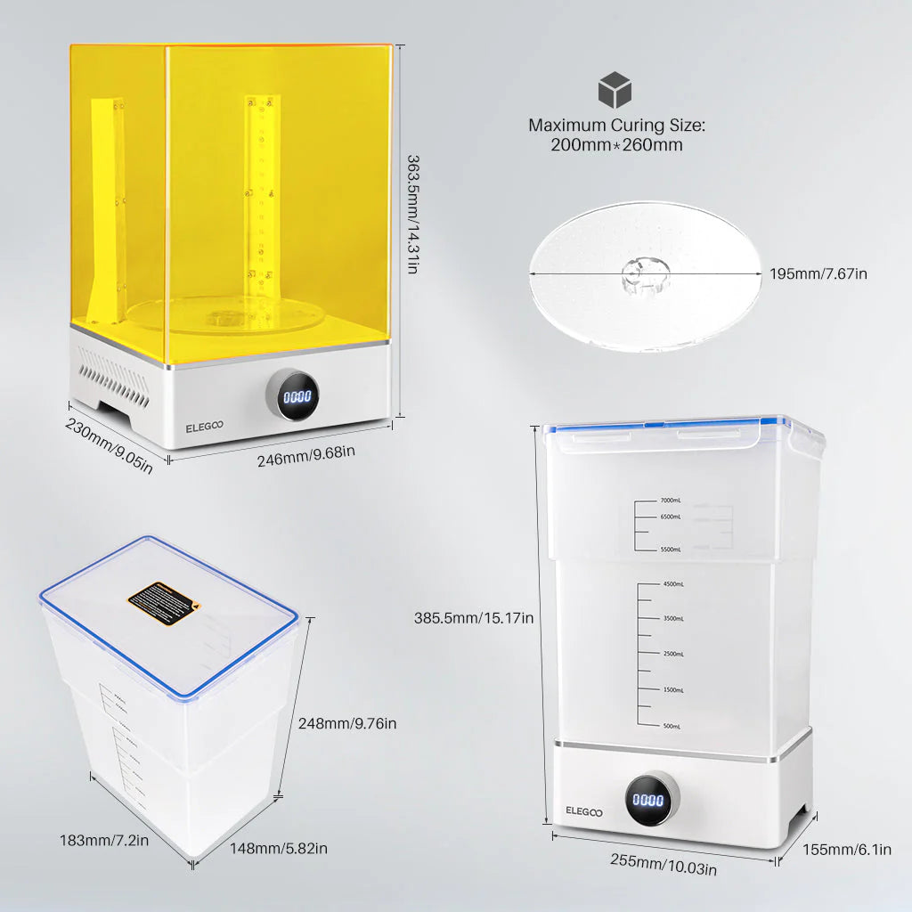 Elegoo Mercury XS Bundle – vaske- og hærdestation
