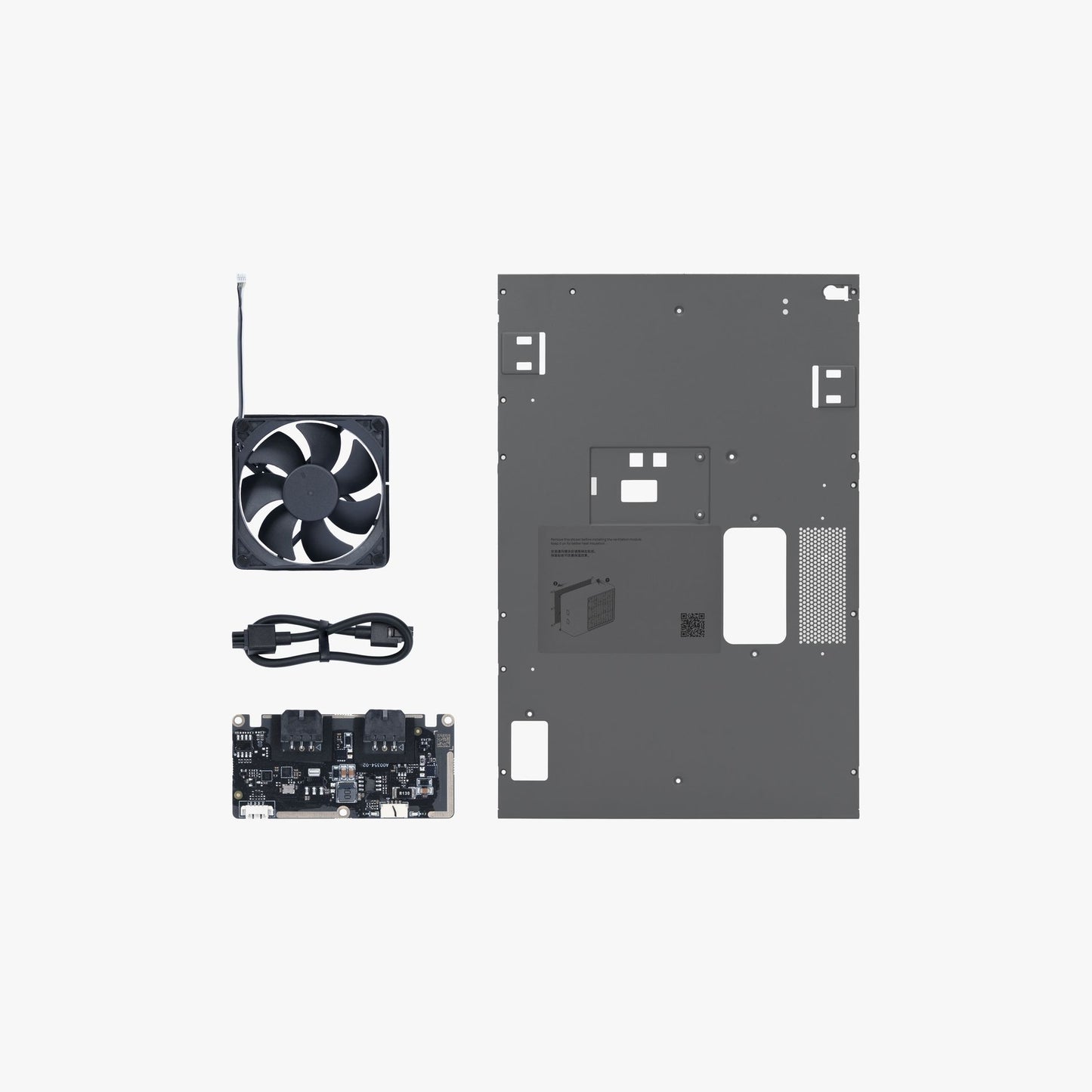 External Exhaust Fan Kit + Rear Panel - P2S