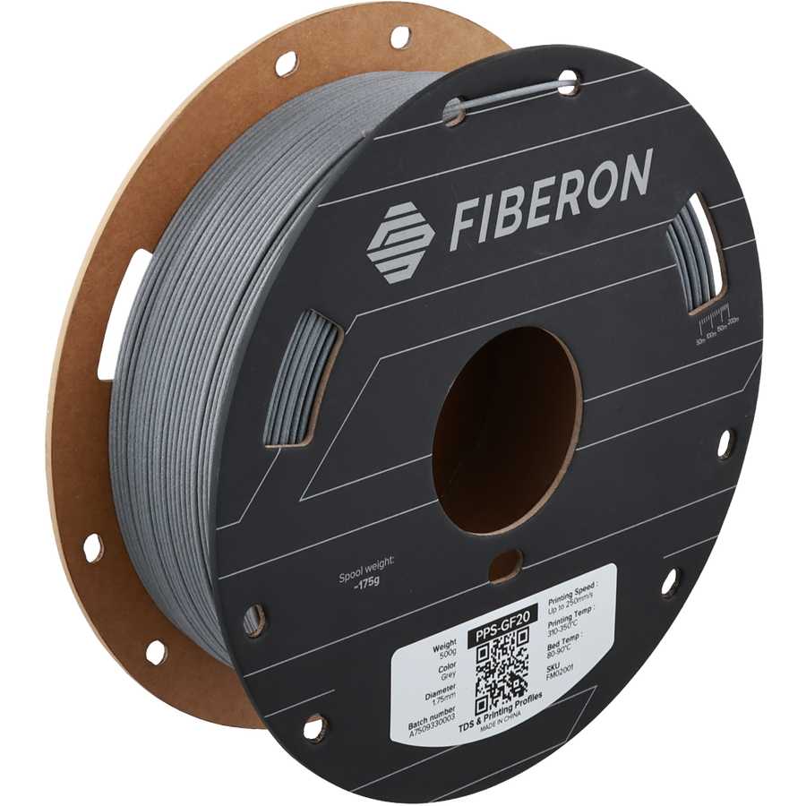 Polymaker | Fiberon | PPS-GF20 Grey | 1.75mm | 500g
