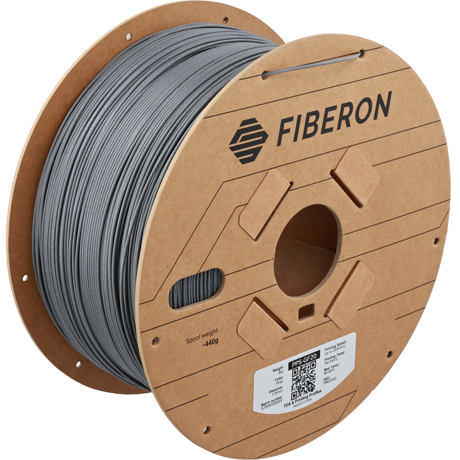 Polymaker | Fiberon | PPS-GF20 Grey | 1.75mm | 3kg
