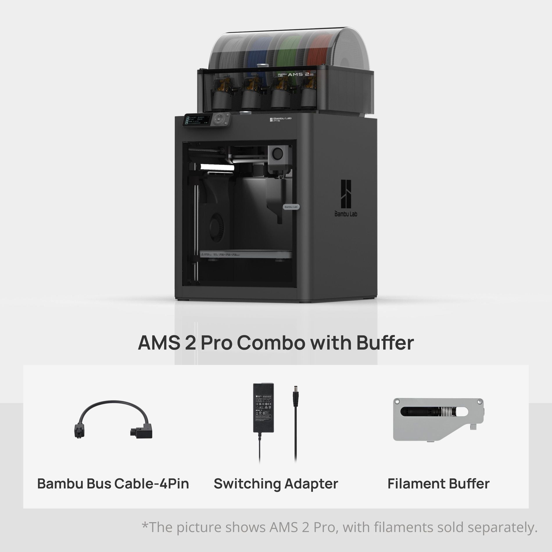Bambu Lab - P1S AMS 2 Pro Combo 3D Printer (Buffer)