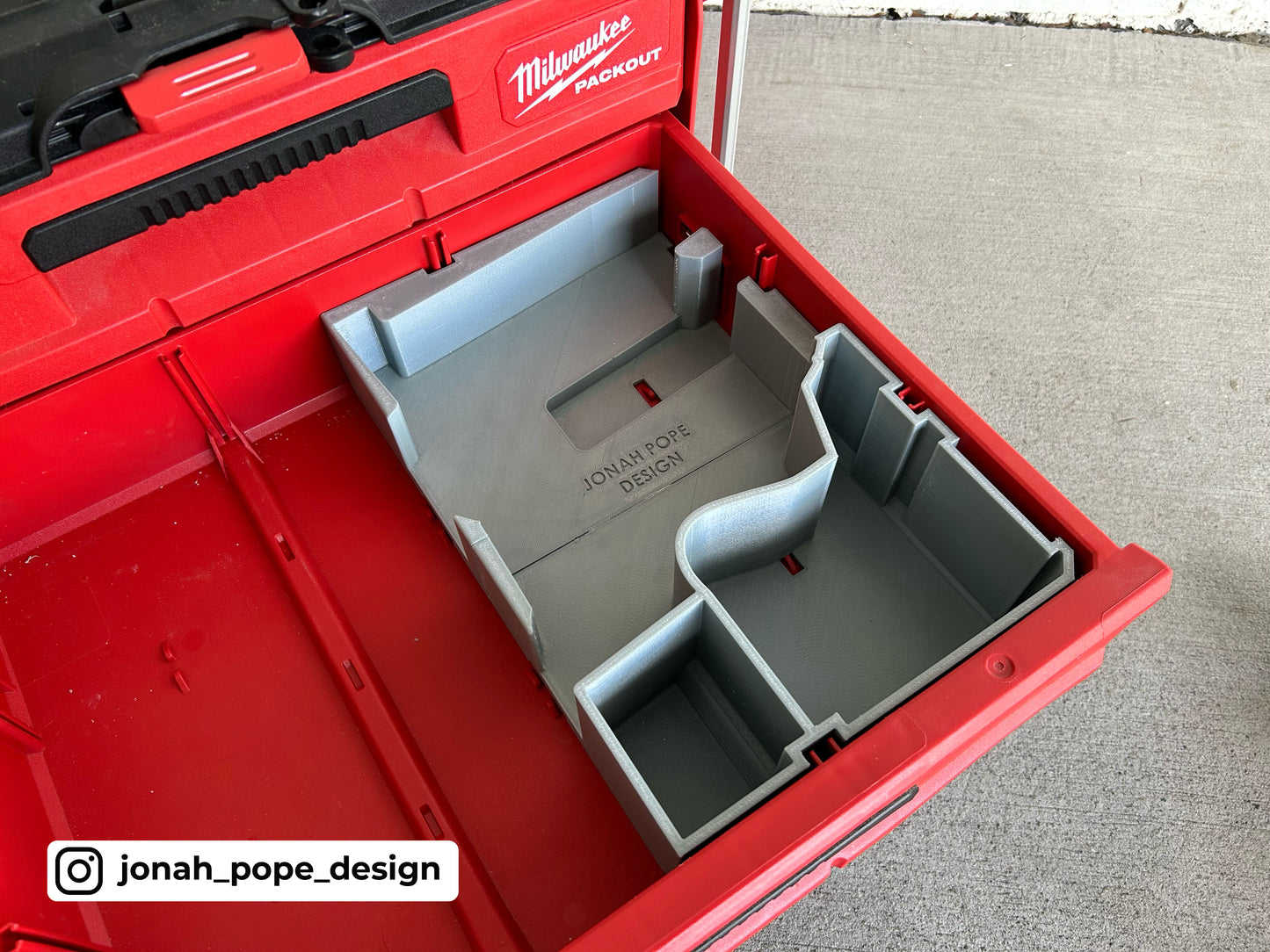 Milwaukee Packout - Opbevaringsindsats til M12 stiftepistol