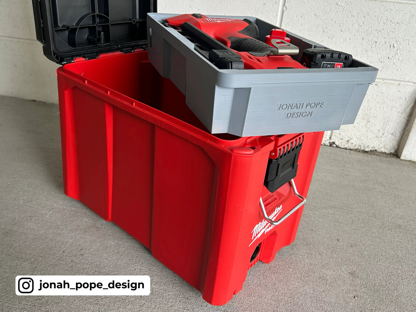 Milwaukee Packout - Opbevaringsindsats til M12 kabelklammepistol