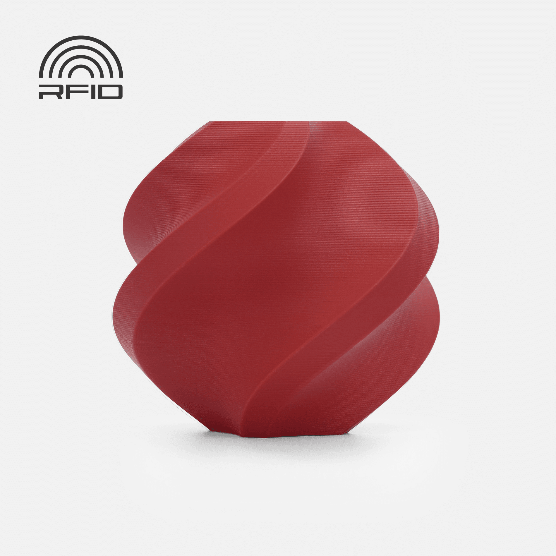 Bambu Lab PLA Matte Dark Red 1kg med spole