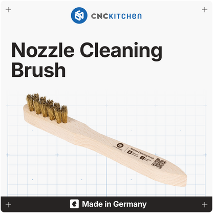 Messingbørste til rensning af 3D printer nozzle