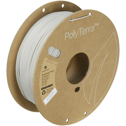 (UDGÅR) Polymaker | PolyTerra PLA | Muted White | 1.75mm | 1 kg