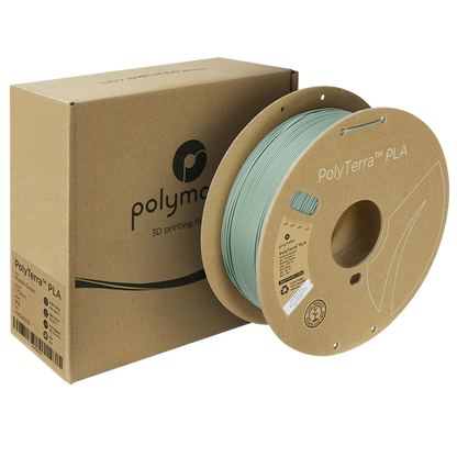 (UDGÅR) Polymaker | PolyTerra PLA | Muted Green | 1.75mm | 1 kg