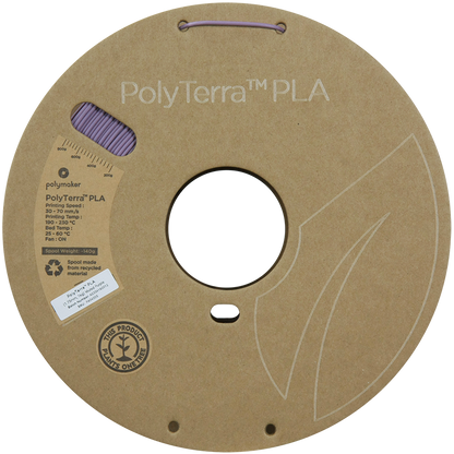 (UDGÅR) Polymaker | PolyTerra PLA | Muted Purple | 1.75mm | 1 kg