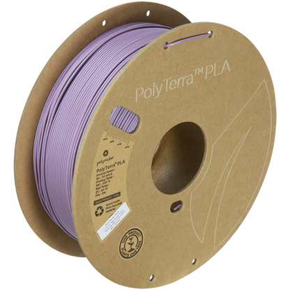 (UDGÅR) Polymaker | PolyTerra PLA | Muted Purple | 1.75mm | 1 kg