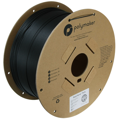 Polymaker | PolyTerra PLA | Charcoal Black | 1.75mm | 3 kg