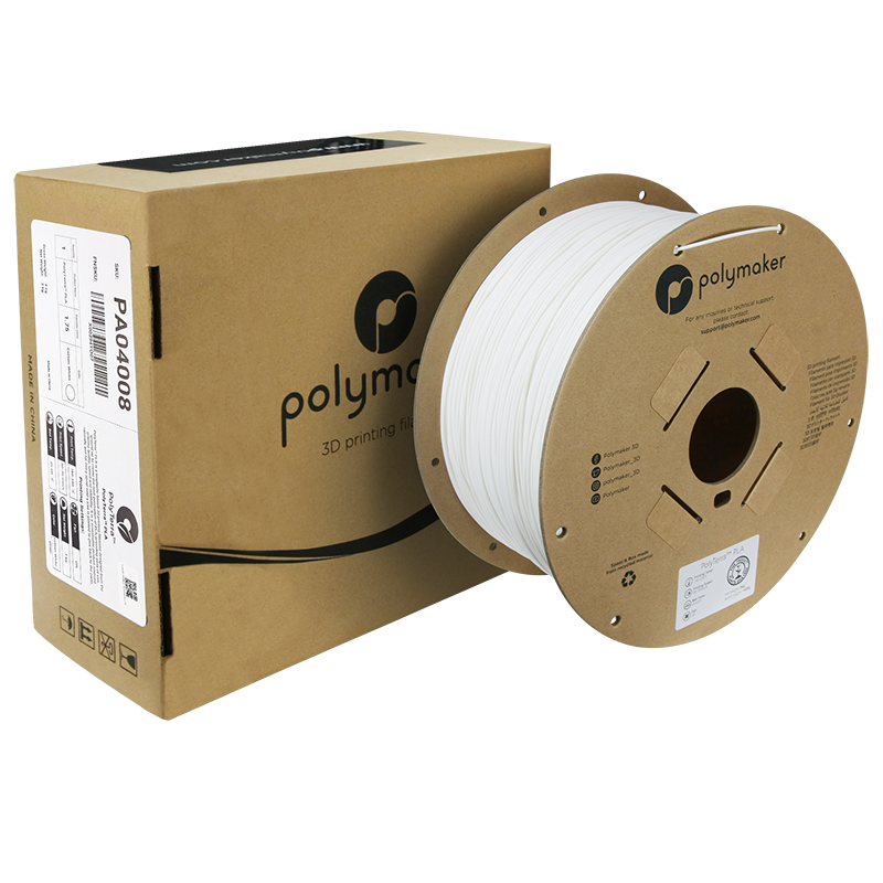 Polymaker | PolyTerra PLA | Cotton White | 1.75mm | 3 kg