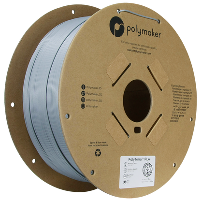 Polymaker | PolyTerra PLA | Fossil Grey | 1.75mm | 3 kg