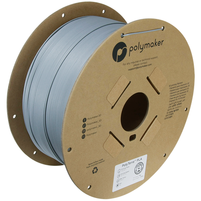 Polymaker | PolyTerra PLA | Fossil Grey | 1.75mm | 3 kg