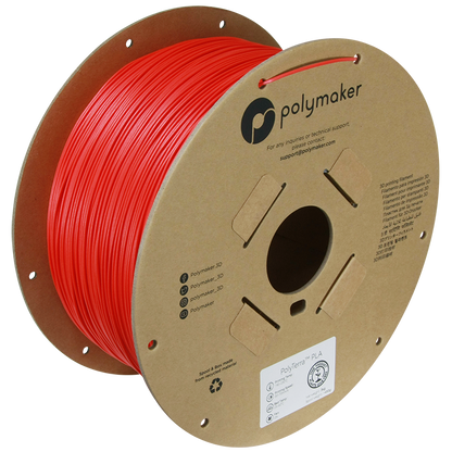 (UDGÅR) Polymaker | PolyTerra PLA | Lava Red | 1.75mm | 3 kg