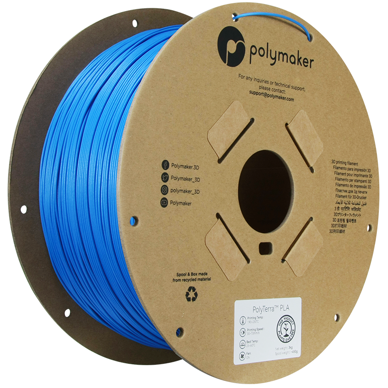 Polymaker | PolyTerra PLA | Sapphire Blue | 1.75mm | 3 kg