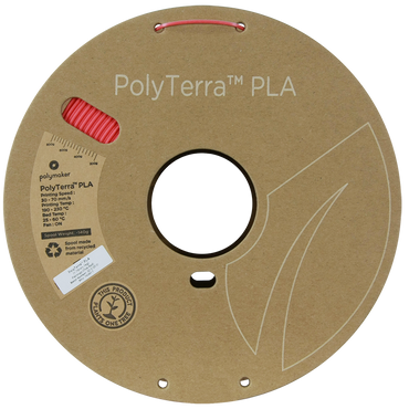(UDGÅR) Polymaker | PolyTerra PLA Dual | Flamingo (Pink-Red) | 1.75mm | 1 kg