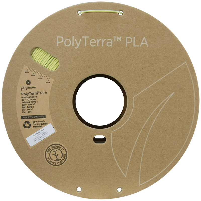 (UDGÅR) Polymaker | PolyTerra PLA Dual | Chameleon (Teal-Yellow) | 1.75mm | 1 kg