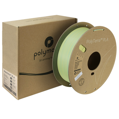 (UDGÅR) Polymaker | PolyTerra PLA Dual | Chameleon (Teal-Yellow) | 1.75mm | 1 kg