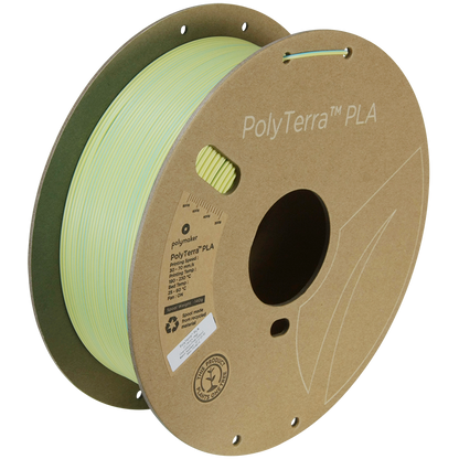 (UDGÅR) Polymaker | PolyTerra PLA Dual | Chameleon (Teal-Yellow) | 1.75mm | 1 kg
