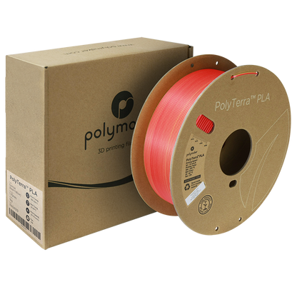(UDGÅR) Polymaker | PolyTerra PLA Dual | Sunrise (Red-Yellow) | 1.75mm | 1 kg