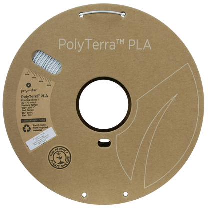 (UDGÅR) Polymaker | PolyTerra PLA Dual | Shadow Black (White-Black) | 1.75mm | 1 kg