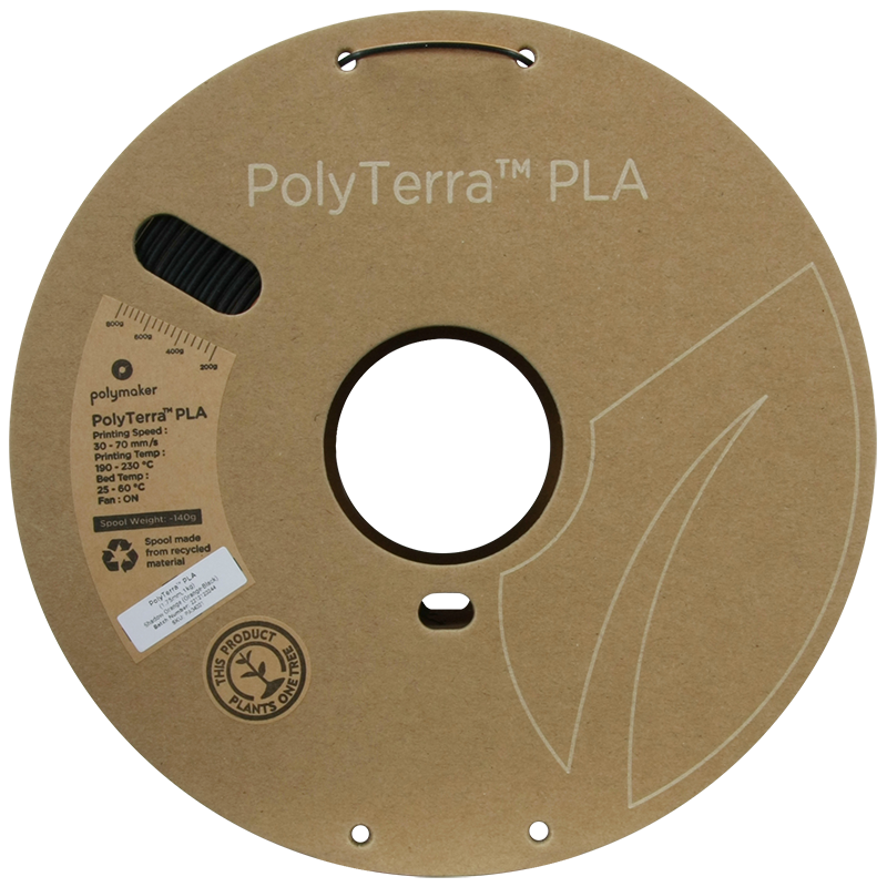 (UDGÅR) Polymaker | PolyTerra PLA Dual | Shadow Orange (Orange-Black) | 1.75mm | 1 kg