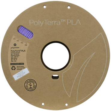 (UDGÅR) Polymaker | PolyTerra PLA Dual | Foggy Purple (Grey-Purple) | 1.75mm | 1 kg