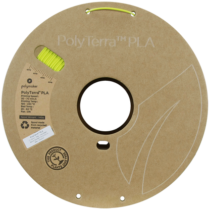 (UDGÅR) Polymaker | PolyTerra PLA | Lime Green | 1.75mm | 1 kg