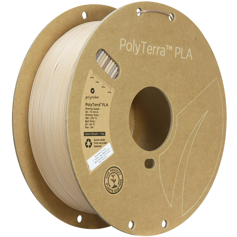 (UDGÅR) Polymaker | PolyTerra PLA Gradient | Cappucino | 1.75mm | 1 kg