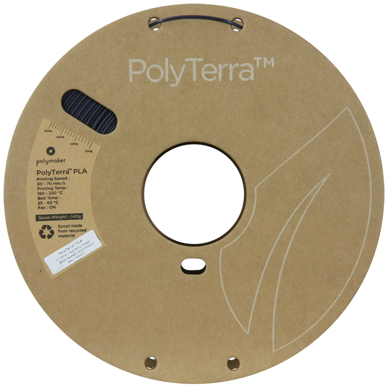 (UDGÅR) Polymaker | PolyTerra PLA | Army Purple | 1.75mm | 1 kg